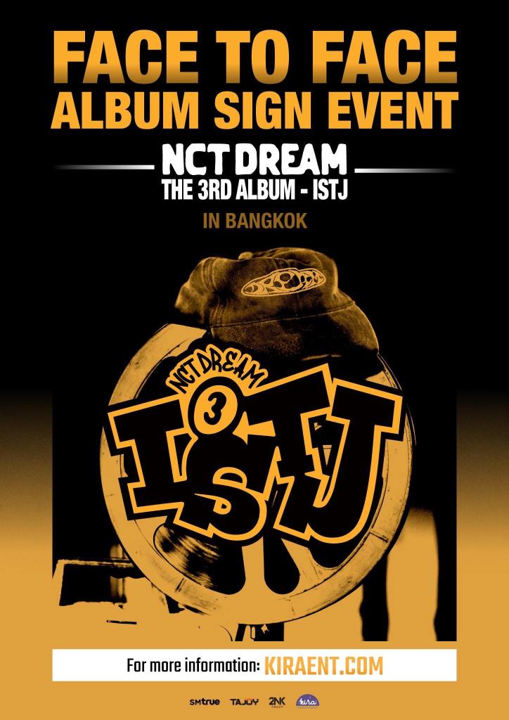 FACE TO FACE ALBUM SIGN EVENT NCT DREAM poster